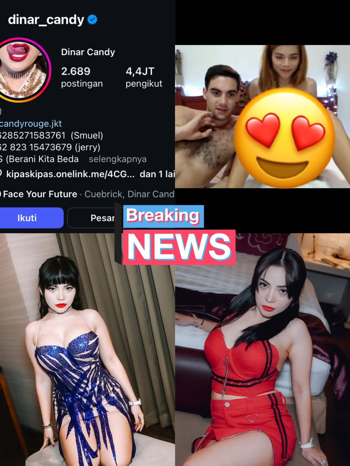 Viral Skandal Selebgram Dinar Candy